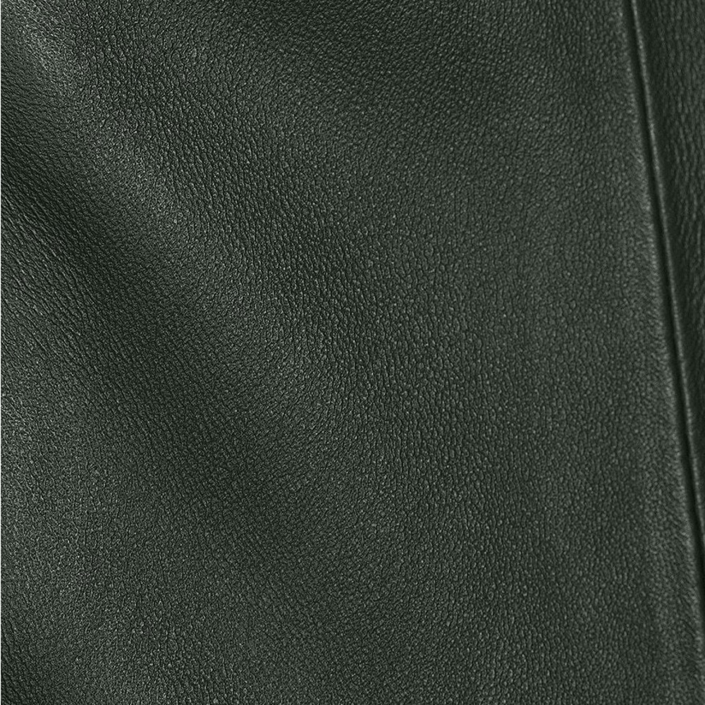 Antonio Melani x Jennifer Sumko Emi Genuine Leather Ruffle Top Sleeveless Dress - Picture 3 of 6